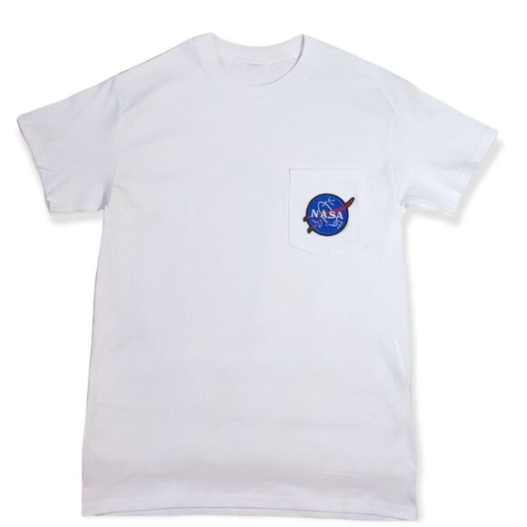 Wool + Pepper Co. Tops - NWT Wool + Pepper Co. NASA Unisex Pocket Tee - Available in Black, Gray, White